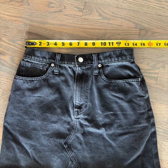 Madewell Black Denim Skirt - Picture 5 of 6